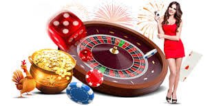Dealer kasino langsung sedang memandu permainan blackjack dengan suasana profesional